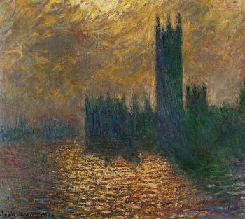 尅勞德 莫奈 Houses of Parliament, Stormy Sky 尅勞德 莫奈 Houses of Parliament, Stormy Sky